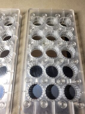 Two Magnetic Polycarbonate Chocolate Molds